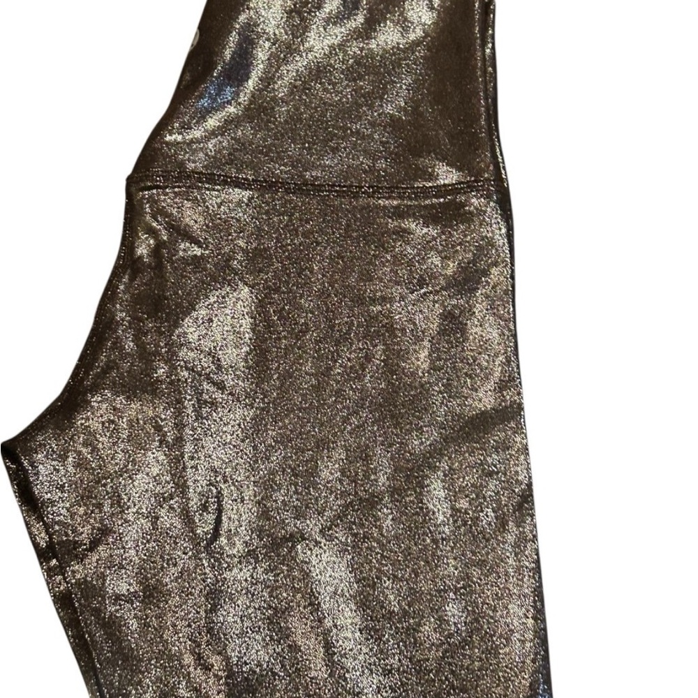 ❤️Lululemon Align High-Rise Pant 25" in Shine Radiate Foil French Press Size 6 - Picture 2 of 4